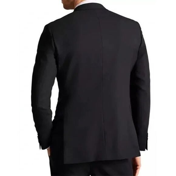 Ted Baker London Jarrow Wool Sport Coat Endurance Blazer Suit Jacket in Black - Picture 3 of 9